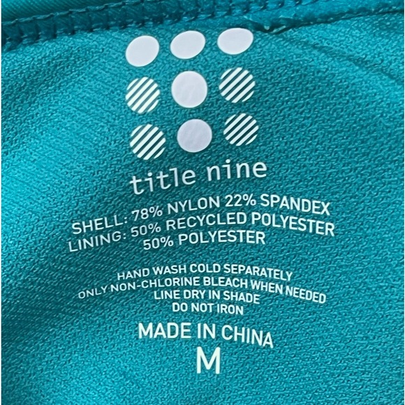 Title nine Set It and Forget It Tankini Swim Resortwear Beach +UPF 50 NWT - Picture 5 of 8